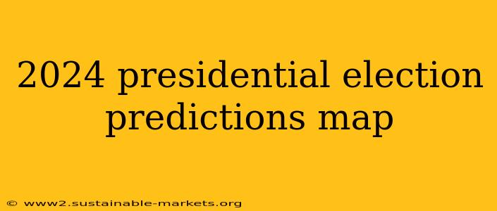 2024 presidential election predictions map