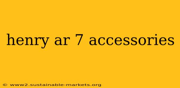 henry ar 7 accessories