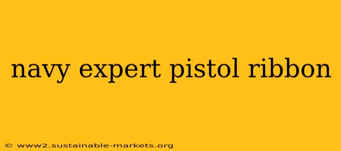 navy expert pistol ribbon